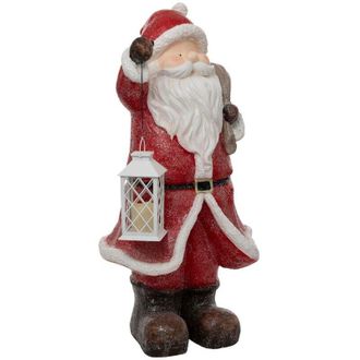 F&eacute;&eacute;ric Lights & Christmas F&eacute;&eacute;ric Lights And Christmas - Pap&aacute; Noel Con Linterna De Resina 1 L&aacute;mpara H119cm D - Feeric Lights & Christmas