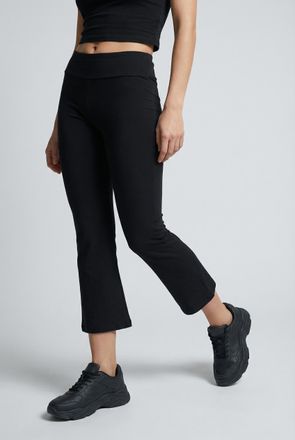 Only Play Jazzpants ONLY PLAY ONPFOLD LIFE MW JAZZ JRS PNT CUR NOOS, Damen, Gr. 40/42, N-Gr, schwarz, Jersey, Obermaterial: 92% Baumwolle, 8% Elasthan, unifarbe