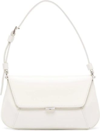 Amina Muaddi Shoulder Bags, female, White, Size: ONE SIZE Ami Mini Shoulder Bag