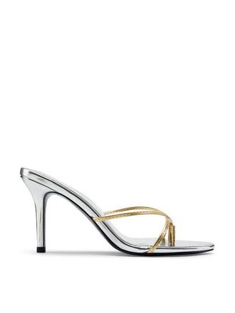 Femme Sicilian Mule in Gold & Silver at Nordstrom, Size 13