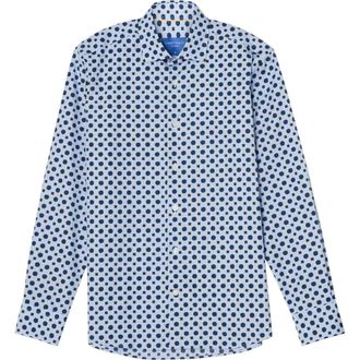 Robert Talbott Reynolds Foulard Print Shirt in Blue Multi at Nordstrom, Size X-Large