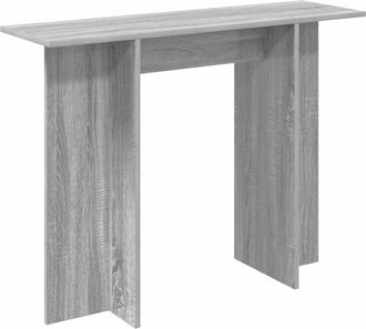 vidaXL Mesa Consola Gris Sonoma 100 X 30 X 75 Cm Madera De Ingenier&iacute;a Vidaxl