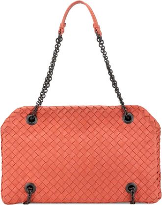 Bottega Veneta 2012-2024 Intrecciato Nappa Duo schoudertas - Roze