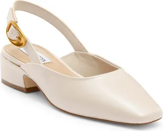 Steve Madden Diona Slingback Pump in Bone Patent at Nordstrom Rack, Size 6.5