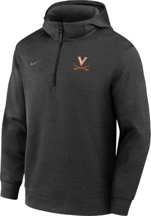 Nike Virginia Cavaliers Nike Mens NCAA Basketball Coaches Pullover Hoodie in Black | IM2760-010