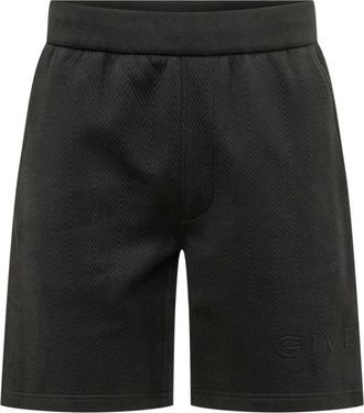 Givenchy Herringbone Bermuda Shorts met Jacquard - Heren - Korte Broeken - Zwart - S - Katoen - Korte Broeken