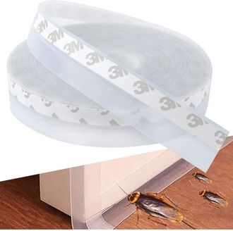 Gabrielle Tira De Sellado De Silicona Autoadhesiva De 10 M &times; 25 Mm, Para Aislamiento De Ventanas, Para Puertas Y Ventanas, Insonorizaci&oacute;n, Resistencia A La Inte