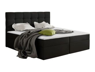 Mirjan24 Mobilier1 - Cama Continental Comfivo 195, Soft 011, Doble, Continental, 160x200, Cuero Ecol&oacute;gico, Somieres, 166x206x113cm