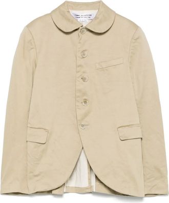 Comme Des Gar&ccedil;ons Blazer in cotone - Toni neutri