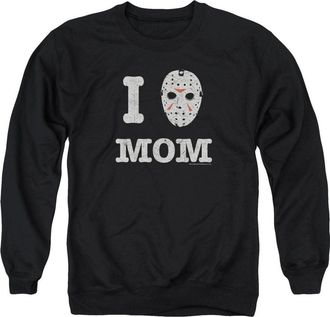 Gildan Friday The 13th Mommas Boy Adult Crewneck Sweatshirt