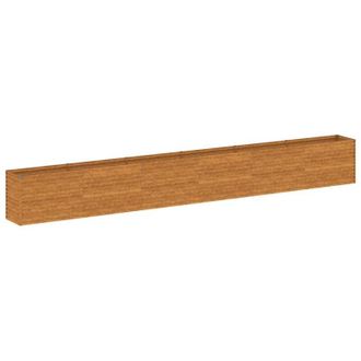 vidaXL Fioriera Rialzata da Giardino 578x50x69 cm in Acciaio Corten - Vidaxl