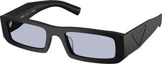 Prada PR D09SD Asian Fit 1BO30X Mens Sunglasses Black Size 54