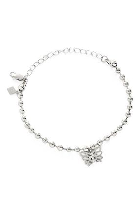 Alex and Ani Butterfly Ball Chain Bracelet in Silver at Nordstrom
