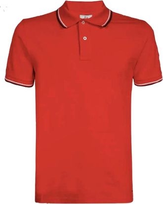 Woolrich Polo Monterey - Heren - Polos - Rood - 2XL - Katoen - Tops
