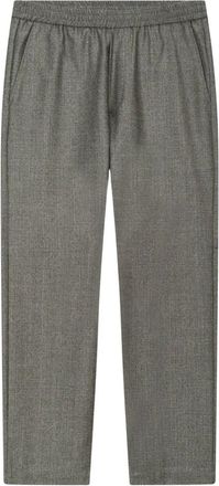 Barena Wollen Flanellen Broek - Heren - Straight fit broeken - Grijs - S - Wol - Broeken