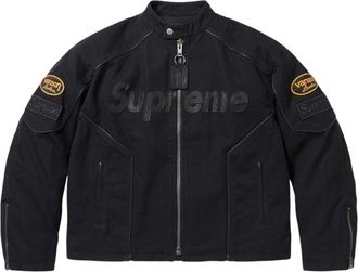 SUPREME x Vanson Leathers x Cordura Cotton Jacket Black SS25J53-BLACK