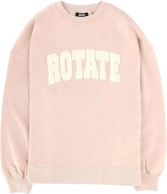 Rotate Heavy Sweat Crewneck - Dames - Sweatshirts - Roze - M - Katoen - Hoodies & sweatvesten