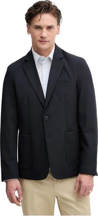 Benetton Enkelrijig blazer - Heren - Blazers - Blauw - M - Wol - Jassen