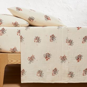 La Redoute Interieurs Plat laken in tetra, Monceaux