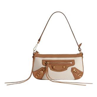 Balenciaga Le City Pouch On Strap Beige Camel 8639602ACO59226