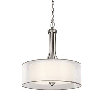 Netlighting Lacey 4 Light Large Pendant Antique Pewter E27