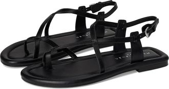 Marc Fisher Gerty Womens Dress Sandals Black Leather : 9.5 M