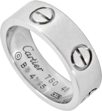 Cartier White Gold (18K) Band Ring (Pre-Owned)