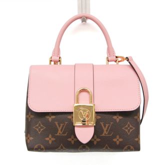 Louis Vuitton Locky Monogram Canvas With Leather Brown Canvas Handbag (Pre-Owned)