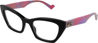 Gucci Cat-eye montuur - Dames - Brillen - Zwart - 52 MM - Accessoires