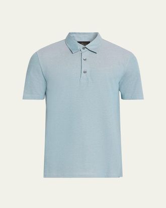 Brioni Mens Jersey Pique Polo Shirt