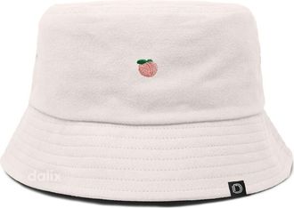 Dalix Lil Peach Bucket Hat in Parchment White at Nordstrom, Size X-Large