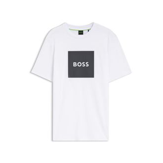 BOSS Logo-print T-shirt in cotton jersey