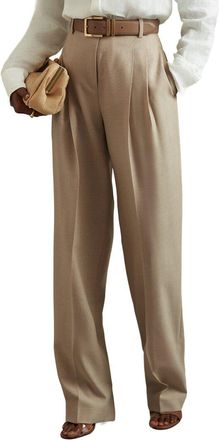 Reiss Sadie Double Pleat Wool Trouser