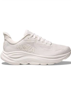 Hoka One One Womens Clifton 10 Running Shoe In White/white