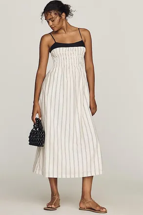 Rails Primrose Cotton Peekaboo Midi Dress