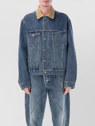J.W.Anderson denim corduroy collar jacket