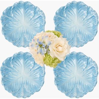 Mrs. Alice Serena Cabbage Starter Plates in Blue at Nordstrom
