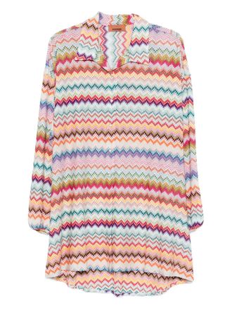 Missoni chevron-patterned shirt - Neutrals