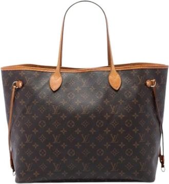 Louis Vuitton Pre-owned Neverfull GM - Dames - Vintage Shopper - Bruin - ONE Size - Leer - Vintage