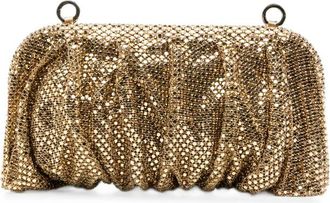 Benedetta Bruzziches Venus La Grande - Dames - Clutches - Geel - ONE Size - Satijn - Tassen