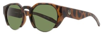Dragon Mens Round Sunglasses Compass LL 246 Matte Tortoise 51mm