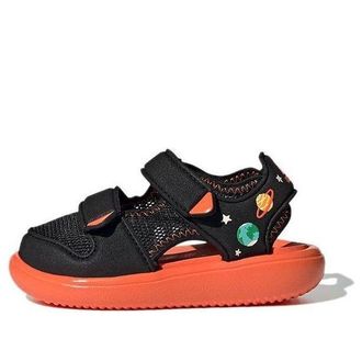 adidas (TD) adidas Water Sandal Ct I Sandal Black/Orange GX2479