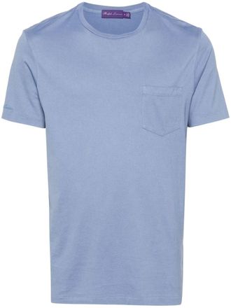 Ralph Lauren Purple Label T-shirt con taschino - Blu
