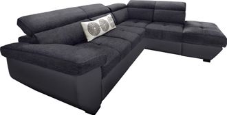 Cotta Ecksofa »Speedway L-Form« mit Kopfteilverstellung, wahlweise mit Bettfunktion & Bettkasten