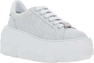 Casadei Womens Sneakers Nexus Grey Fabric Polyester Trainers