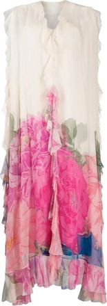 Valentino Garavani Ruffled Floral Print Gown