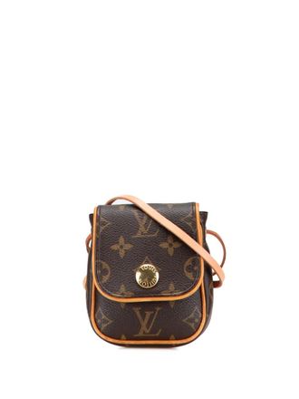 Louis Vuitton 2007 Monogram Pochette Cancun crossbody bag - women - Leather/Fabric - One Size - Brown