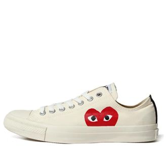Converse x COMME des GARCONS PLAY Chuck 70 Low White Red 1CK711