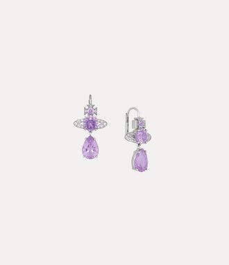 Vivienne Westwood Ismene Drop Earrings Platinum-lavender Platinum-lavender Women