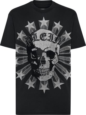 Philipp Plein T-shirt Round Neck SS with Crystals